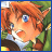 A pixelated anime-style character with orange hair and blue eyes appears on the left side of a contact sheet, while the right side displays stylized text reading "Anime IM" above smaller text that may be "COM".