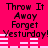 Pixelated text and audio waveforms on a bright pink background with repeated phrases and white horizontal bars.