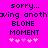 Pixelated text on bright pink background with animated heart symbols changing position.