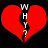 Two red broken hearts with black background, each containing vertical white text 'WHY?' split across the crack.