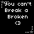 Pixelated text and symbols on a black background with animated star and dot patterns.