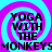 A static image with four identical quadrants featuring bold black text over a cyan and magenta spiral background.