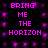 Pixelated text repeats across a dark background with purple accents, forming a -like pattern
