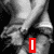 Black-and-white image of two figures in a pose with red text overlays reading 'I Love Bryant 9-24-08' on a dark background.