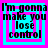 Four identical display black text on cyan and magenta background with pixelated edges