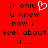 Red background with black pixelated text reading "if only u knew how i feel about U....." and a white heart symbol replacing the word 'heart' in the first line.