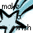 Pixelated icon with light blue background and black abstract shapes, featuring partial text 'make' at top left and 'th' at bottom right.