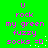 Green background with pink pixelated text reading 'U rock my green fuzzy socks =O' in two identical vertical