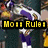 A four- of pixelated sports-themed images with yellow text overlays on black bars, featuring football players and a team logo