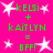 Bright pink background with green text and white starbursts forming a of four identical