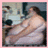 Pixelated image of a person in white clothing seated on the left, with pink text reading "Picture Yourself" and partial numbers on the right.