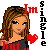 Pixel art buddy icon featuring a cartoon woman with brown hair and blue eyes, red hearts, and text reading "Im single My Heart is Taken" in black and red pixelated fonts.