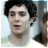 A contact sheet of 10 animated frames showing a young man with curly dark hair in various facial expressions and mouth positions, each frame featuring a small pink 'J' icon in the bottom-right corner against a light background.