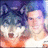 Pixelated image of a person with blue hair and white clothing against a blurred background, next to orange text reading "Lite Books and then; you die... Jacob Black".