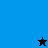 Pixelated icon split into blue and black quadrants with text 'dance in the presence of angels' and a star symbol.
