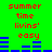 Green background with red text reading 'summer time livings' easy' and blue horizontal bars in two configurations.