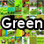 Green Is Pimp text overlaid on a pixelated collage of green-toned anime-style scenes with characters in various poses.