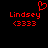 Red pixelated text and symbols on black background, two identical side-by-side layouts with heart symbol above left layout.
