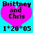 Two identical pixel art frames side-by-side showing a bright cyan background with pink heart shapes containing black text and numbers.