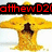 Yellow pixelated figure with outstretched arms, dark chest marking, and changing text overlays.