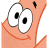 Pixelated cartoon character with large eyes and a smile, next to red text reading 'sponge dork' above 'the clique'.