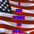 Animated icon with American flag background and blue-red text elements, transitioning to a blue wave background with 'SWIMMER' text.