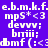 Pixelated text on a purple and black background with white characters, showing repeated phrases in a