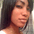 A person with long dark hair and light skin appears in three showing head movement from left to right