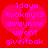 A static pixel art image with a red background, featuring two identical pink broken hearts and purple text reading "Idayu tookmy<3 awaynow uwon't giveitbak".