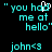 Pixelated cyan text on black background with a cursor icon over the word "had" in the left