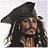 A 4-frame contact sheet of a pixelated animated icon featuring Jack Sparrow from Pirates of the Caribbean with text asking "But why the rum???" in the bottom-right frame.