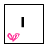 six square with black borders, four containing text and pink hearts, two showing celebrity headshots