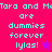 Pixelated text and star symbols on a split background with cyan, red, purple, and pink sections.