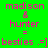 Green background with pink text reading 'madison & hunter = besties .=]' in two , alternating white and green horizontal bars over the ampersand and equals sign