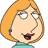 Animated cartoon character in three poses showing front, side, and back views with hands on hips.