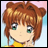 A 48x48 pixel buddy icon featuring a cartoon character with brown hair and green eyes on the left, paired with text reading "Anime IM" and "com" on a black background to the right.