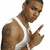 Pixelated image of a person with short dark hair wearing a white sleeveless shirt, making a hand gesture with the right hand extended and index finger pointing upward.