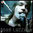 A four- shows a person with long hair singing into a microphone, each displaying different heart and text variations