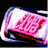Animated contact sheet of five frames from a Fight Club-themed AIM buddy icon showing character expressions and text elements.