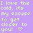 Pixelated white text on a solid lavender background reads "I love the cold, its my excuse to get closer to you!" with two heart symbols below.