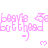 Pixelated pink text 'beavie butthead' with a small heart symbol below each instance on white background.