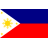 Pixelated flag of the Philippines with blue, red, white sections and a yellow sun on left; adjacent green background displays 'OriginalIcons.com' in bright green text.
