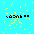 Pixelated blue background with yellow particles and black text reading KAPOW!!!! in multiple positions.
