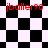 Black-and-white checkered pattern with red text 'jballer90' repeated across four quadrants, showing pixelated distortion in the right half.