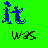 A static contact sheet of a 4x3 grid showing multiple frames from an animated icon with pixelated text and symbols on a bright green background, featuring repeated "Mistake" text in blue, red "honest" text, black "AN" text, and a small blue stick figure.