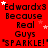 Red background with repeated text and star shapes, showing animated star positions changing across frames.