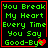 A 4-frame animated contact sheet showing a pixel art icon with green text and red heart symbols on black backgrounds, each frame bordered in red.