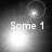 Four grayscale display a bright central light with 'Some 1' text; the top-left shows a small circular halo above while bottom-left has it below
