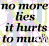 A static image displays repeated text phrases over a patterned background with two small pink heart icons.