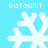 Four white snowflake icons on a light blue background with pixelated text reading 'BatouIE1' above and below each snowflake.